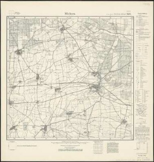 Meßtischblatt 2102 : Möckern, 1936 : Möckern. - Hrsg. 1902, einz. Nachtr. 1936. - 1:25000. - [Berlin]: Reichsamt für Landesaufnahme, 1936. - 1 Kt.