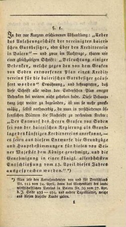 Zweite Abhandlung über das Anlehensgeschäft der vereinigten baierischen Gutsbesitzer, oder über den Kreditverein in Baiern