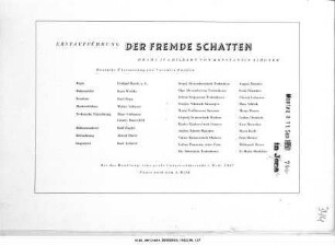 Der fremde Schatten