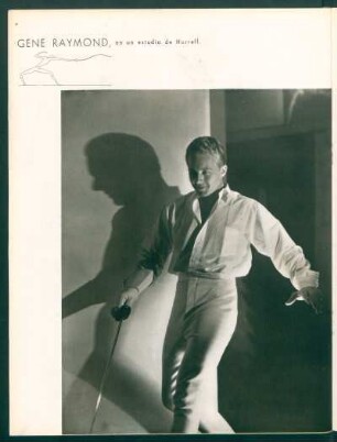 Gene Raymond, en un estudio de Hurrell