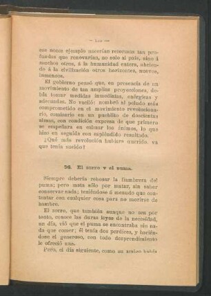 86. El zorro y el puma.
