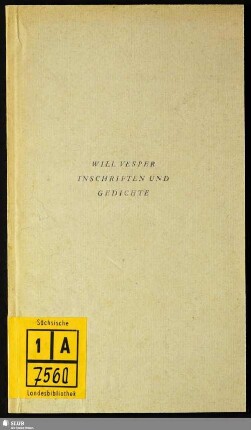 Inschriften und Gedichte
