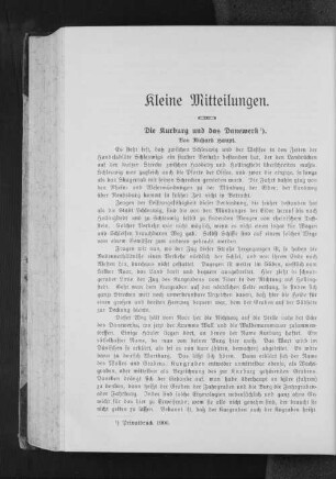 Die Kurburg und das Danewerk.