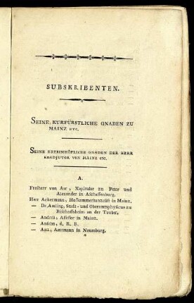Subskribenten.