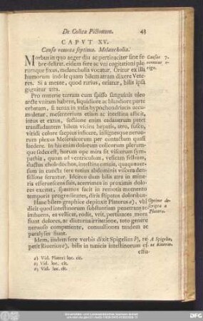 Caput XV. Causa remota septima. Melancholia.