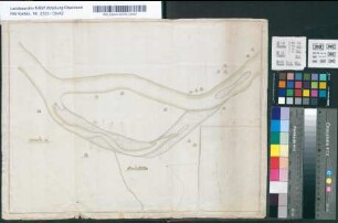 [Karte des alten und neuen Rheins bei Rheinberg. Mit Rheinberg und Ossenberg]. I 27b/42
