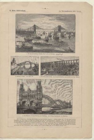 Die East-Riverbrücke zwischen New-York und Brooklyn