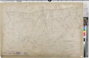 Mettingen (Mettingen), Flurbereinigung Schlickelde, Bl. 5 Zuteilungskarte Mettingen Flur 34