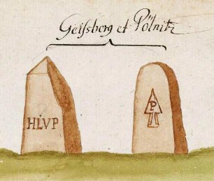 Pöllnitz (Reichenberger Forst, Marksteinzeichen III)