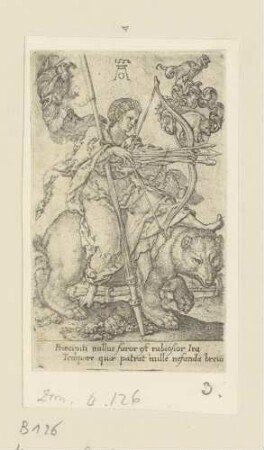 Der Zorn (Aldegrever, Tugenden und Laster, 1552)
