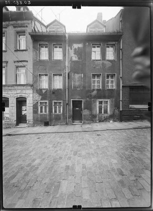 Altenburg, Kesselgasse. Wohnhaus. Straßenfront