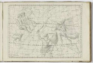 Tab. XII 38. Taurus, 39. Gemini, 40. Orion, 41. Canis minor, 42. Harpa Georgii