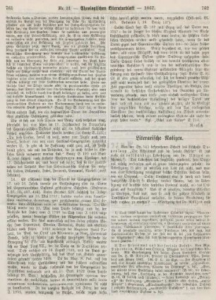 762-764 Literarische Notizen