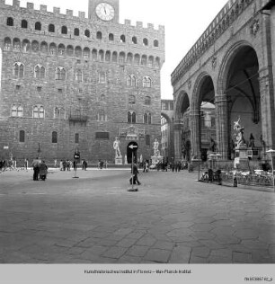Palazzo Vecchio, Westfassade, Florenz