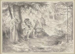 Diether und die Köhlerfamilie im Walde