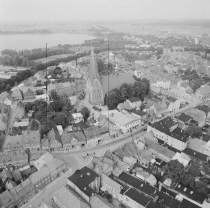 Kernstadt von Bützow : Blickrichtung Südwesten