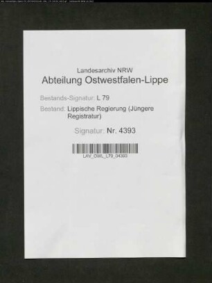 Bau und Instandhaltung der Gebäude zu Cappel, Band 5