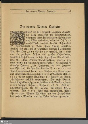 Die neuere Wiener Operette