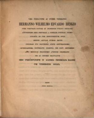 Iohannis Merkelii commentatio qua iuris Siculi sive assisarum regum regni Siciliae fragmenta ex codicibus manu scriptis proponuntur