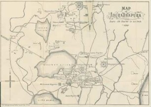 Map of Anuradhapura