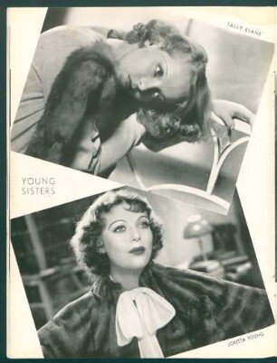 Young sisters - Sally Blane, Loretta Young