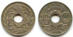 Frankreich, 10 Centimes
