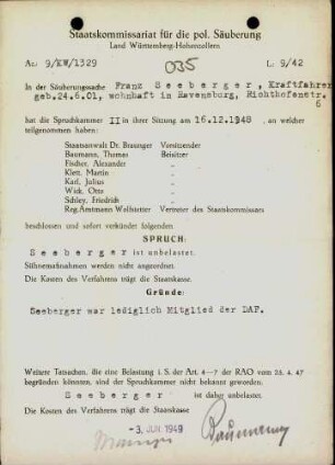 Seeberger, Franz