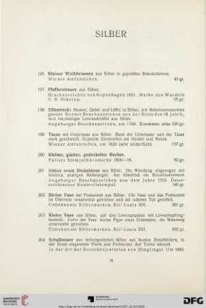 Silber (Nr.196-220)