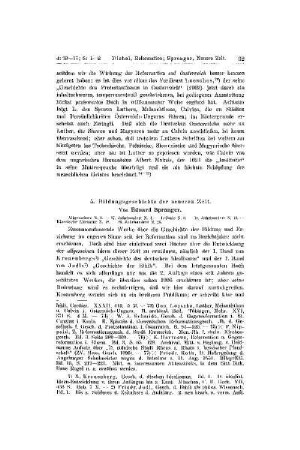 Bildungsgeschichte der neueren Zeit