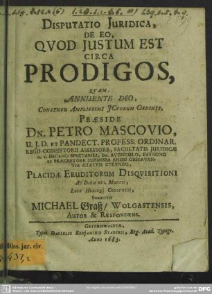 De eo, quod justum est circa prodigos