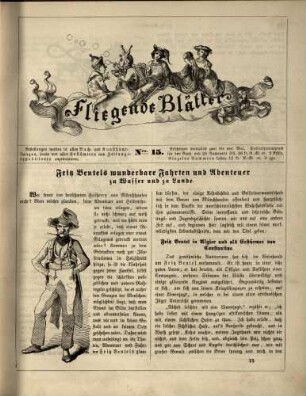 "Fritz Beutels wunderbare Fahrten und Abenteuer zu Wasser und zu Lande"
