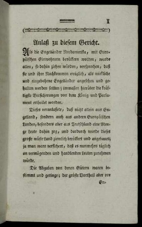 Anlaß zu diesem Gericht.