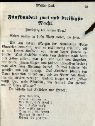 Fünfhundert zwei und dreißigste Nacht