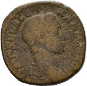 Sesterz des Severus Alexander mit Darstellung der Roma