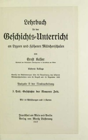 Teil 3: Geschichte der neueren Zeit