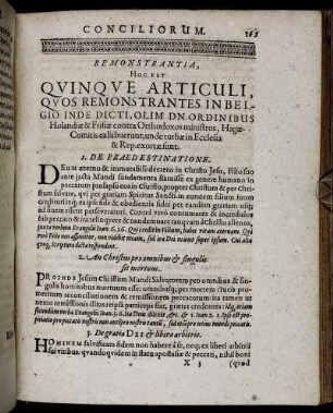 Remonstrantia, Hoc Est Quinque Articuli, Quos Remonstrantes In Belgio Inde Dicti ...