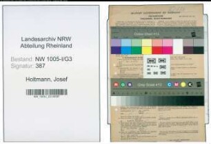 Entnazifizierung Josef Holtmann , geb. 05.06.1890 (Studienrat)