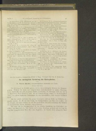 Die radiologische Darstellung des Kiefergelenkes.