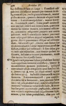 392-397, Quod si vero poenitens habeat probabilem ...