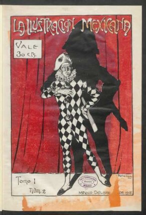 [Arlequín en el escenario - Portada ilustrada por Bolaños Cacho]