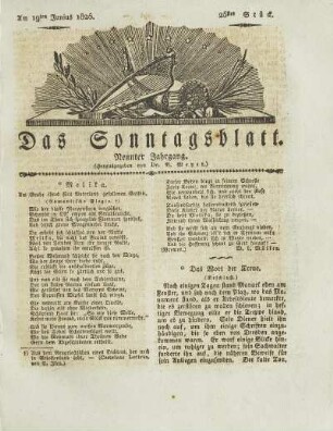 25, 1825: Stück