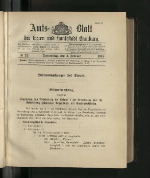 No. 22, 4. Februar 1915