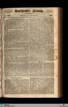 Karlsruher Zeitung, [No. 238]