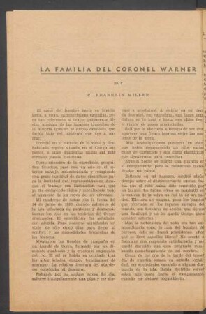 La familia del Coronel Warner