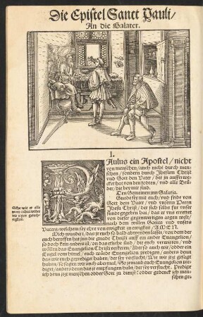 Die Epistel Sanct Pauli/ An die Galater.