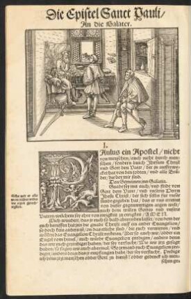 Die Epistel Sanct Pauli/ An die Galater.