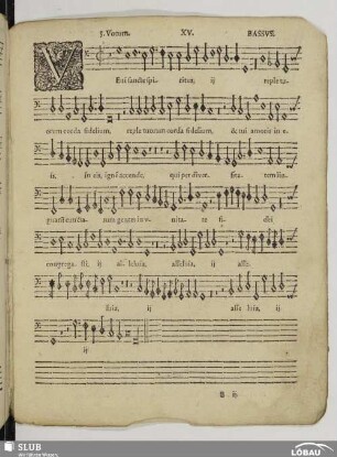 XV. Veni sancte spiritus