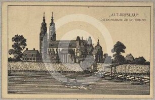 Ansicht der Doms in Breslau