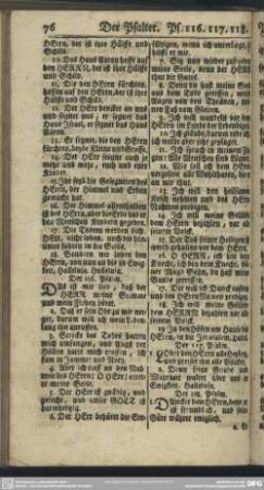 Der 116. Psalm
