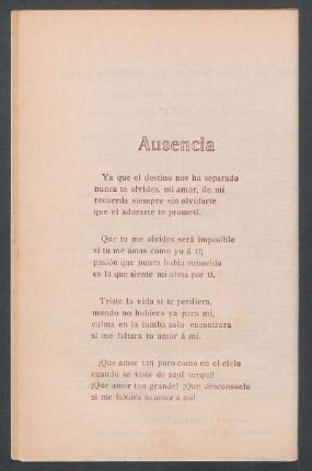 Ausencia